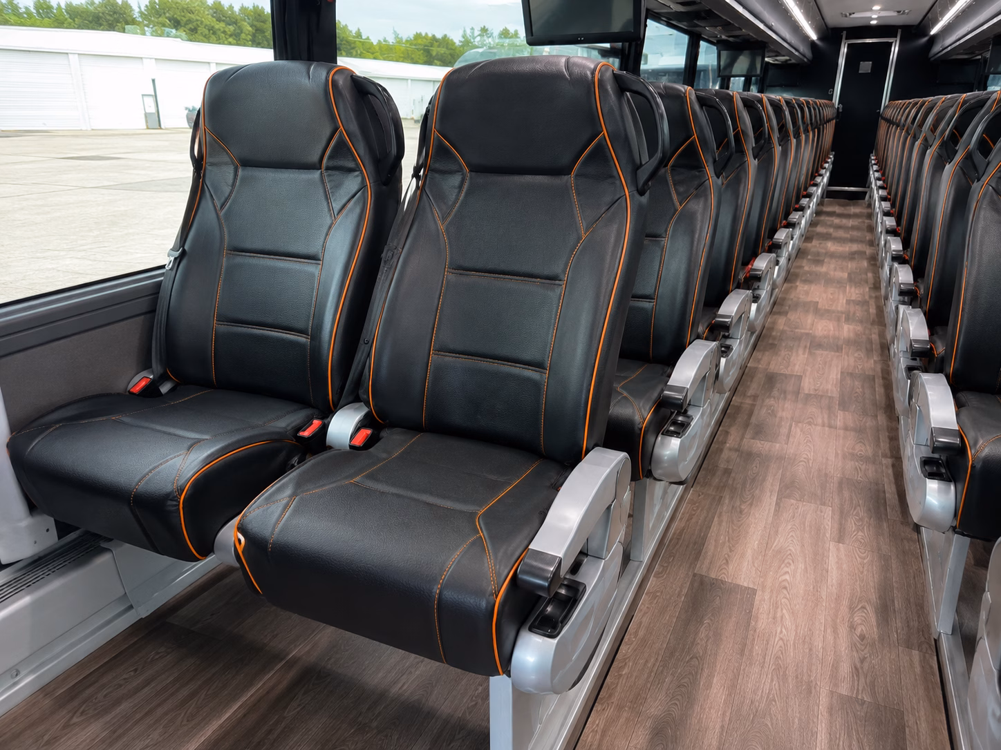 greensboro charter bus services interior