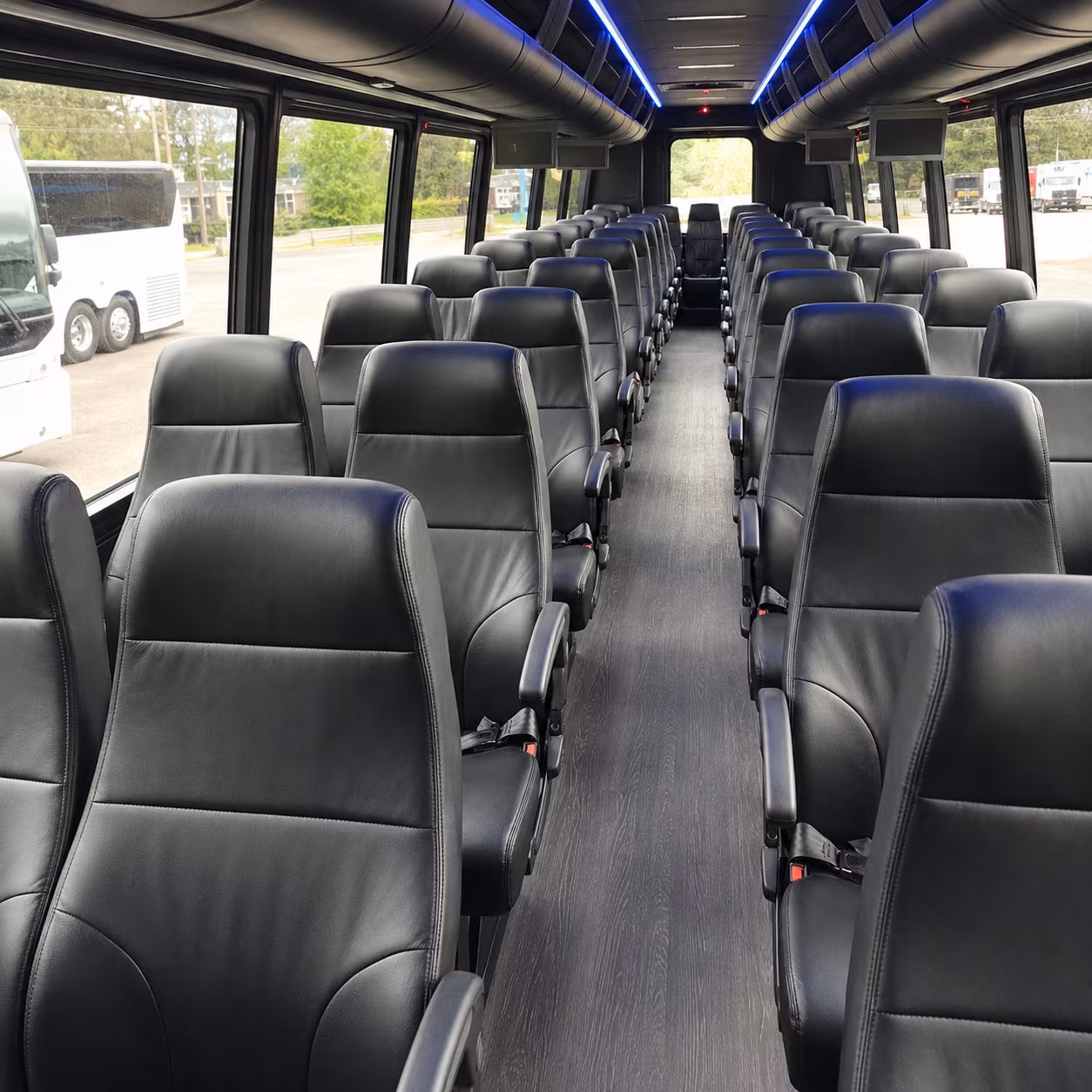 greensboro parking shuttle and park and ride bus rentals